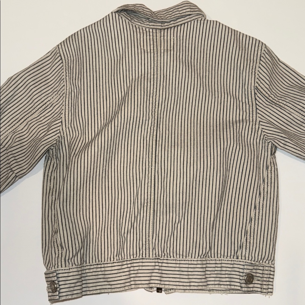Zara Black and White Striped Jacket and Pants Set - Picture 5 of 8
